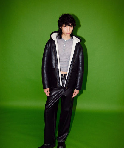 vegan leather high-rise pants_9