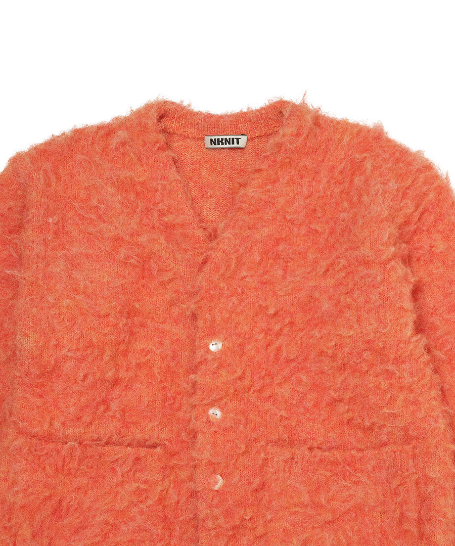 shaggy long KNIT cardigan_11