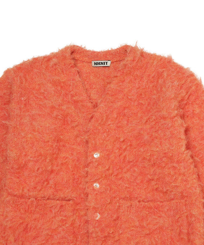 shaggy long KNIT cardigan_11