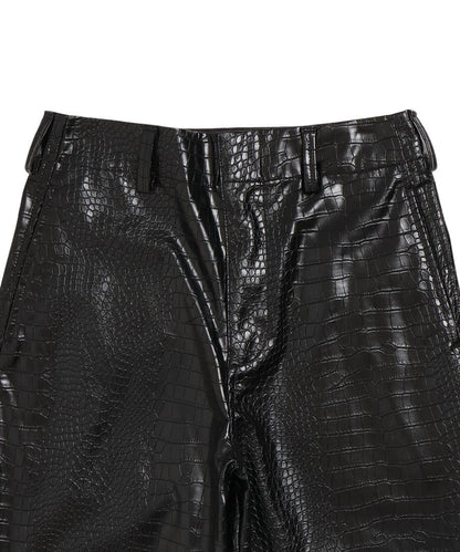 vegan leather wide pants_25