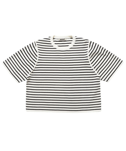 back slit KNIT T-shirt_9
